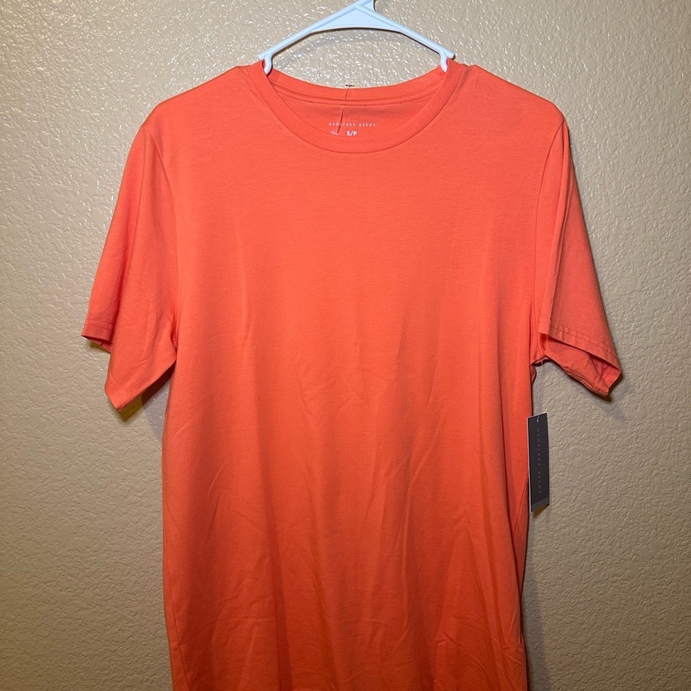 Geoffrey Beene Vibrant Orange Short Sleeve Tee